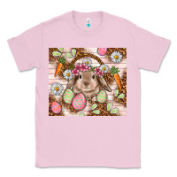 Bubblegum Pink Easter Bunny tumbler Easter Day Classic Tee - HowdyJamesFarm