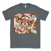 Charcoal Heather Easter Bunny tumbler Easter Day Classic Tee - HowdyJamesFarm