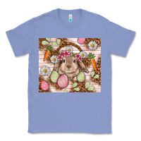 Colony Blue Easter Bunny tumbler Easter Day Classic Tee - HowdyJamesFarm