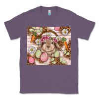 Lavender Easter Bunny tumbler Easter Day Classic Tee - HowdyJamesFarm