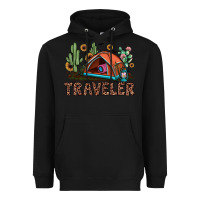 Black traveler Heavyweight Hoodie - JahusDesignShop