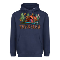Navy traveler Heavyweight Hoodie - JahusDesignShop