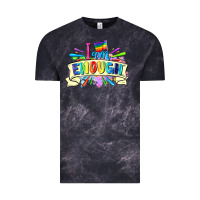 Cloud Black I am enough Vintage Tee - FaDigitalArtStudio