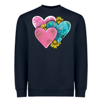 Navy hearts Heavyweight Sweatshirt - AdoDesignShop