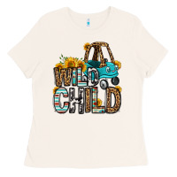 Bone wild child kids car Ladies Tee - OliviaCreatesArt