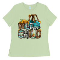 Matcha wild child kids car Ladies Tee - OliviaCreatesArt