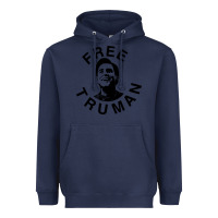 Navy free truman Heavyweight Hoodie - baoMotion