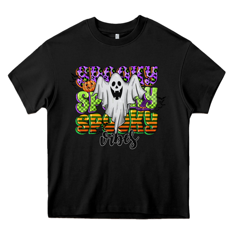 Spooky Spooky Spooky Vibes Heavy Core Tee by CowGirlArtShop | Teevron