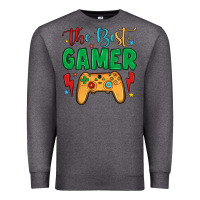 Charcoal Heather the best gamer Premium Sweatshirt - JahusDesignShop