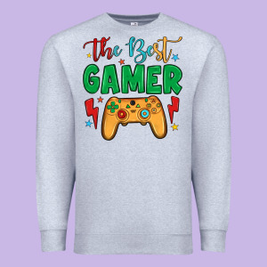 The Best Gamer Premium Sweatshirt Designed By Jahusdesignshop