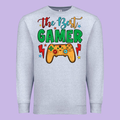The Best Gamer Premium Sweatshirt Designed By Jahusdesignshop