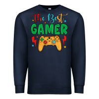 Navy the best gamer Premium Sweatshirt - JahusDesignShop