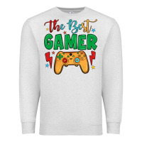 Oatmeal Heather the best gamer Premium Sweatshirt - JahusDesignShop