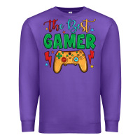 Purple the best gamer Premium Sweatshirt - JahusDesignShop