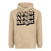 Mushroom alright alright alright Heavyweight Hoodie - baoMotion