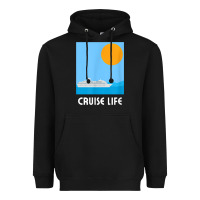 Black cruise life design travel & cruise wear t shirt Heavyweight Hoodie - baoMotion