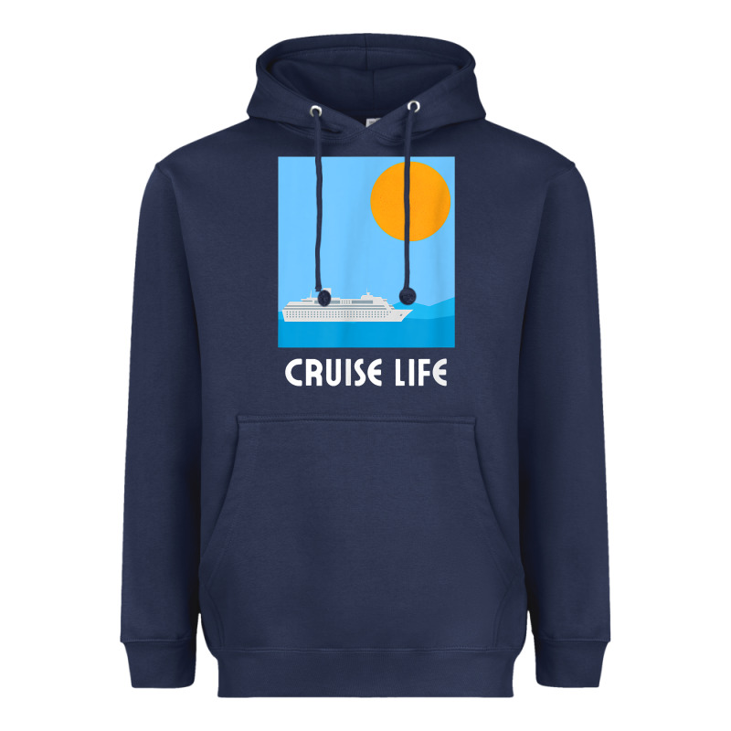 Cruise Life Design Travel & Cruise Wear T Shirt Heavyweight Hoodie by baoMotion | Teevron