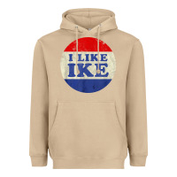 Mushroom i like ike political button vintage distressed Heavyweight Hoodie - baoMotion