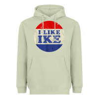 Matcha i like ike political button vintage distressed Heavyweight Hoodie - baoMotion