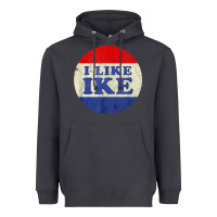 Smoke i like ike political button vintage distressed Heavyweight Hoodie - baoMotion