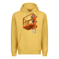 Antique Gold Single Man Lift Premium Hoodie - LillyAllenDesigns