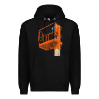 Black Single Man Lift Premium Hoodie - LillyAllenDesigns