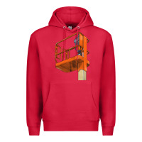Cardinal Single Man Lift Premium Hoodie - LillyAllenDesigns