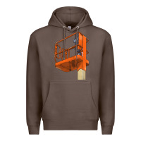 Coffee Single Man Lift Premium Hoodie - LillyAllenDesigns