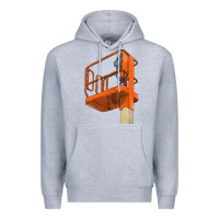 Heather Grey Single Man Lift Premium Hoodie - LillyAllenDesigns