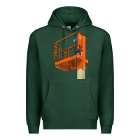Sports Green Single Man Lift Premium Hoodie - LillyAllenDesigns