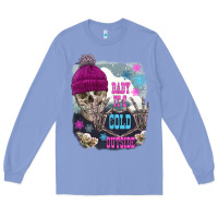 Colony Blue skeleton baby it's cold outside Long Sleeve Tee - FaDigitalArtStudio