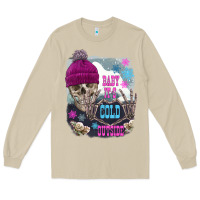 Mushroom skeleton baby it's cold outside Long Sleeve Tee - FaDigitalArtStudio