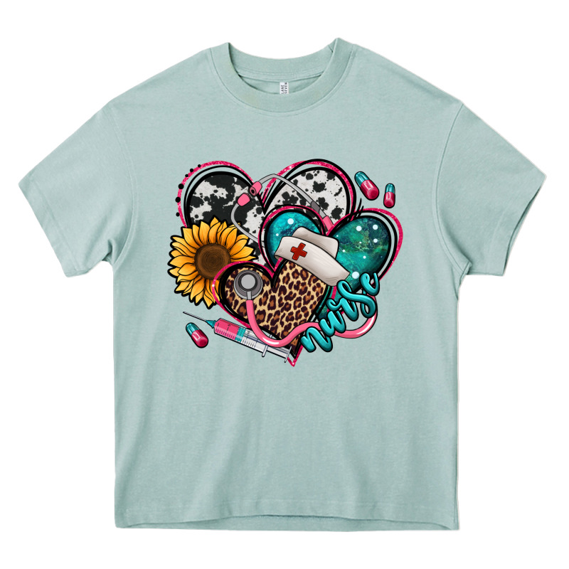 Nurse Hearts Heavy Core Tee by Jasminsmagicworld | Teevron