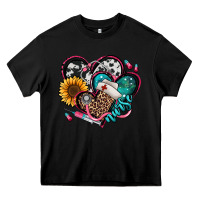 Black nurse hearts Heavy Core Tee - Jasminsmagicworld