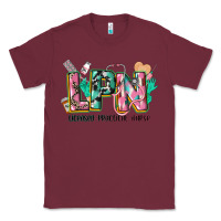 Burgundy licensed practical nurse Classic Tee - CowGirlArtShop