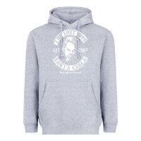 Heather Grey santa carla est 1987 Heavyweight Hoodie - baoMotion
