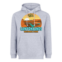Heather Grey Canyonlands Moab Utah National Park Nature Outdoor Lovers Heavyweight Hoodie - baoMotion
