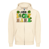 Sandshell one lucky mama Zipper Hoodie - AdoDesignShop