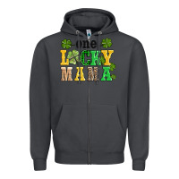 Smoke one lucky mama Zipper Hoodie - AdoDesignShop