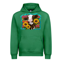 Emerald western cow sunflowers serape leopard Urban Hoodie - RanaPortraitStore