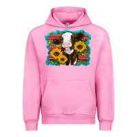 Fuchsia Pink western cow sunflowers serape leopard Urban Hoodie - RanaPortraitStore