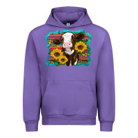 Tulip western cow sunflowers serape leopard Urban Hoodie - RanaPortraitStore