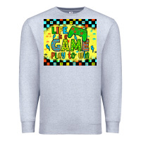 Heather Grey life is a game play to win Premium Sweatshirt - JahusDesignShop