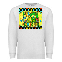 Oatmeal Heather life is a game play to win Premium Sweatshirt - JahusDesignShop