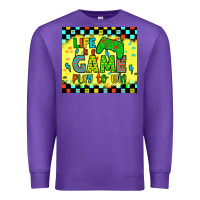 Purple life is a game play to win Premium Sweatshirt - JahusDesignShop