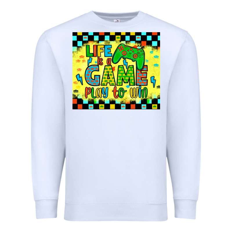Life Is A Game Play To Win Premium Sweatshirt by JahusDesignShop | Teevron