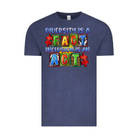 Vintage Denim Diversity is a fact inclusion is an act Vintage Tee - FaDigitalArtStudio