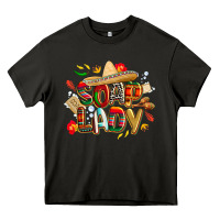 Asphalt cinco de mayo soap lady Heavy Core Tee - CowGirlArtShop