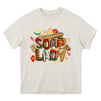 Cream cinco de mayo soap lady Heavy Core Tee - CowGirlArtShop