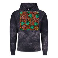 Cloud Black fall leaves seamless pattern Vintage Hoodie - BundleAndBundleShop